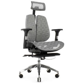 Инновационное офисное кресло Bionic Combi с выдвижной подножкой